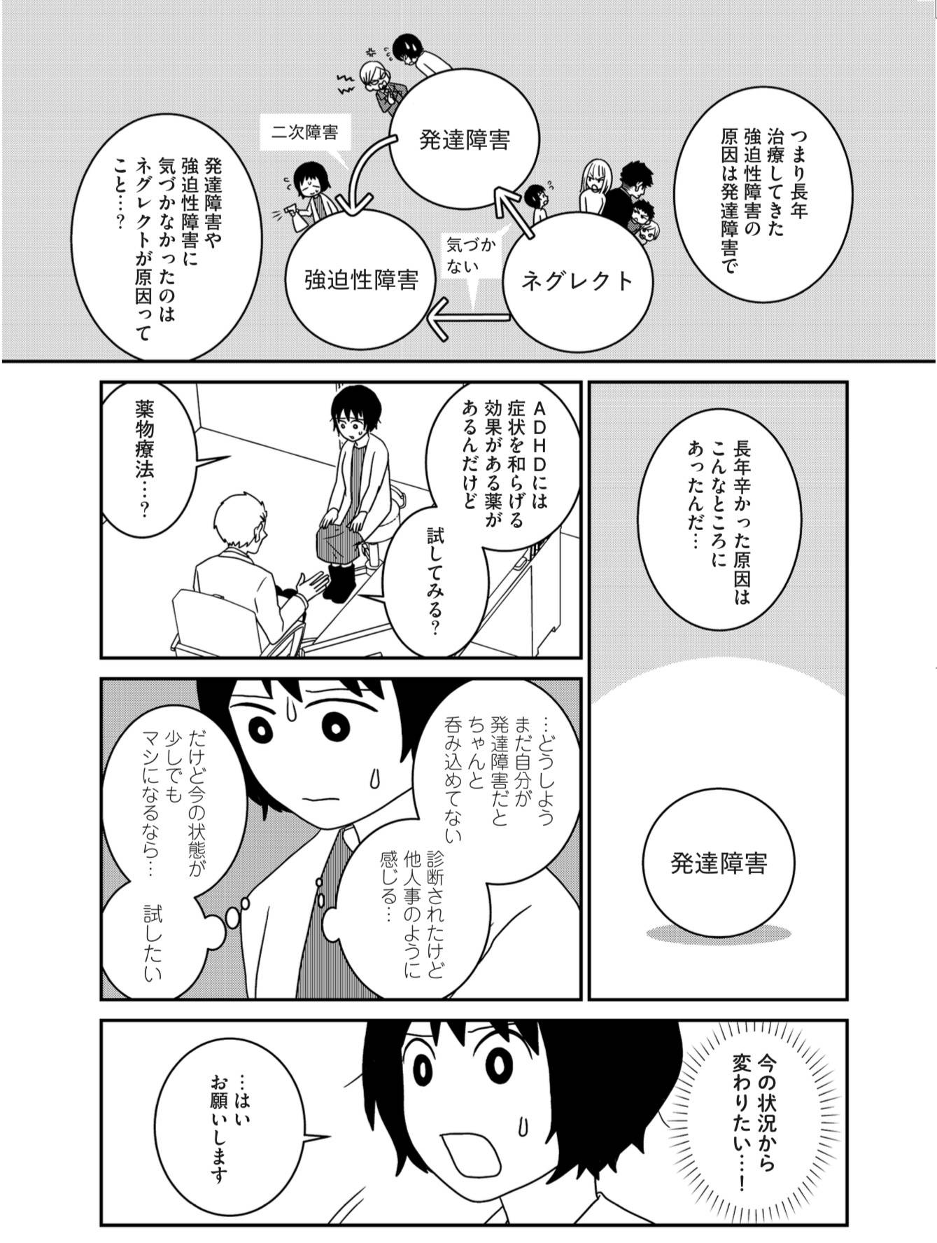 『家族から放置されて発達障害に気づかないまま大人になりました』(KADOKAWA)より