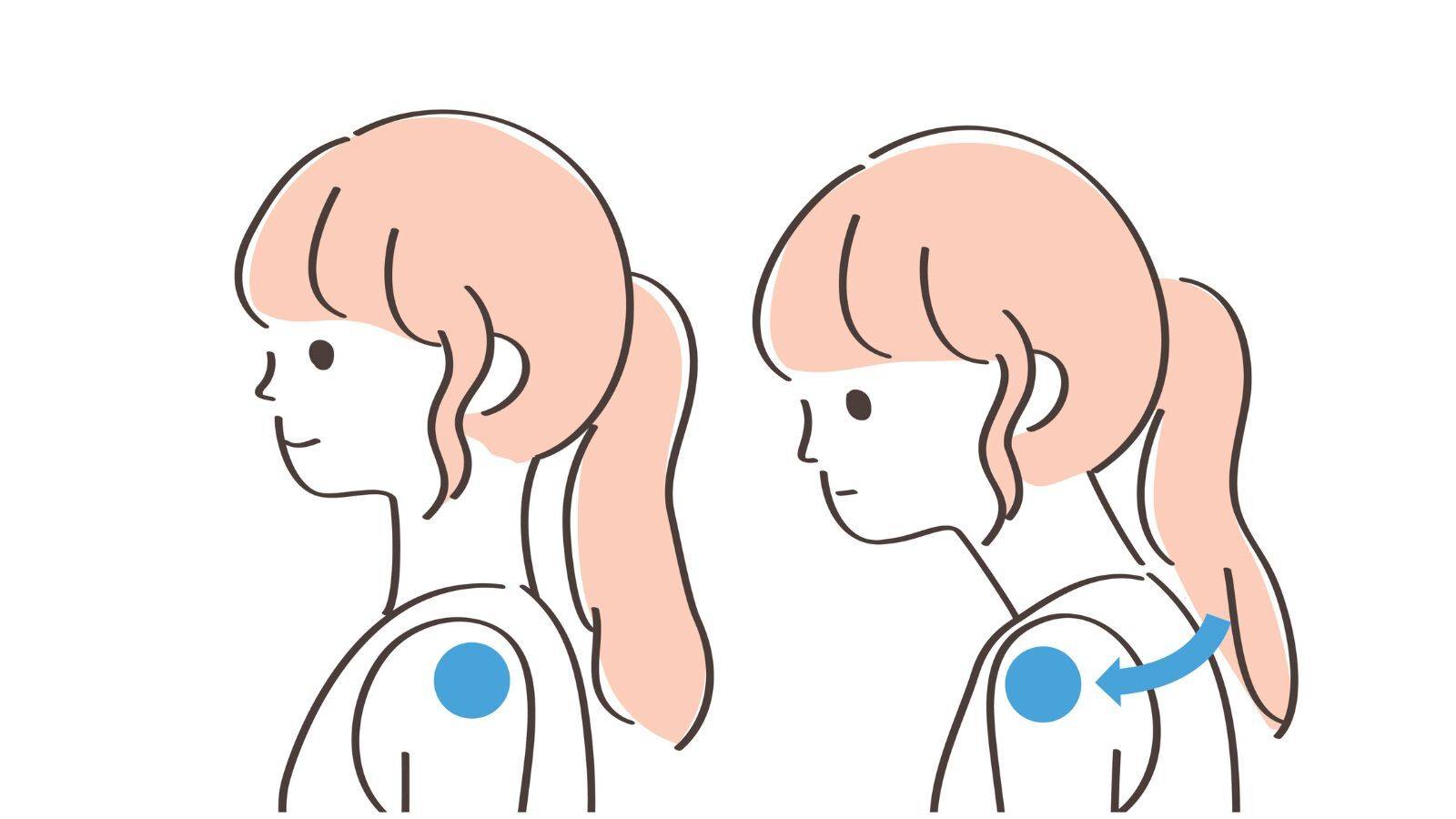 「肩が前に出ている…」→簡単なのに効果抜群！巻き肩対策ストレッチ