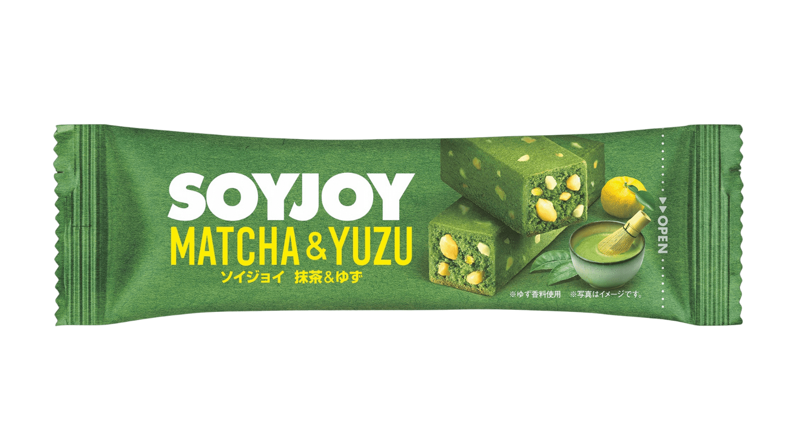 SOYJOY「抹茶＆ゆず」30g ¥135
