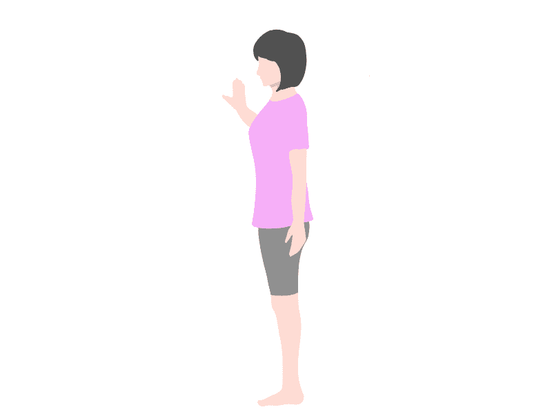 ふくらはぎストレッチ