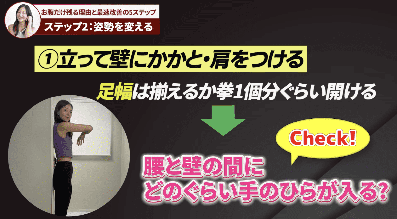 姿勢チェック法