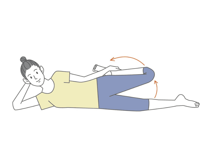 前ももストレッチ