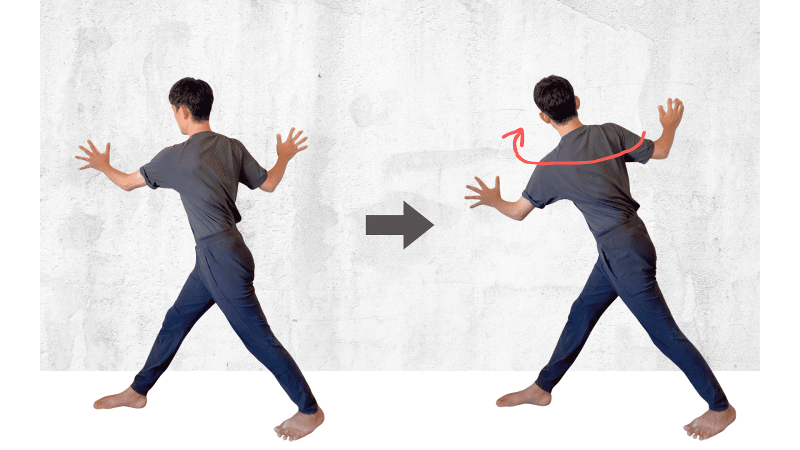 手をつく
