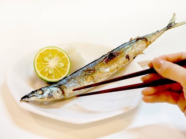 サンマの塩焼き