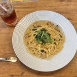 あさり　ほうれん草　パスタ