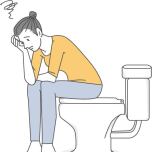 便秘イラスト