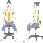 正しい座り方