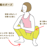 花輪のポーズ