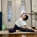 体側のばしストレッチ