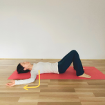 仰向けストレッチ