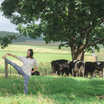 ロケーションヨガ_牧場