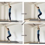 ヒールアップチェアポーズ