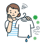 じめじめイラスト