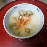 完成したお粥