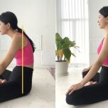 肩の位置がポイント