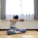 腰痛予防ストレッチ