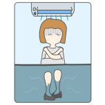 夏の冷え