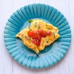 トマト　オムレツ