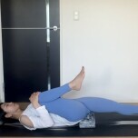 ブロックを使った骨盤調整③