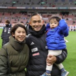 2020年に大学の同級生だった真優さんと結婚し長男・瑛翔くんが誕生。守るべき存在が増えたことが活力に。写真:早川史哉選手提供