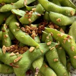 枝豆のペペロンチーノ