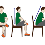 ４の字ストレッチ