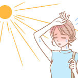 夏バテイラスト