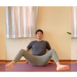 あぐら脚クロス