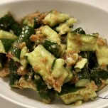 きゅうりの梅おかか和え