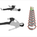 下から捻る場合も頭を動きのイメージに加える