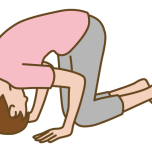 うさぎのポーズ