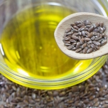 亜麻仁油と亜麻仁の種子