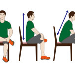 お尻ストレッチ