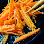 にんじんの炒め物