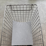 ワイヤーバスケットとセルロースシート