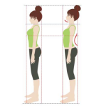 反り腰　イラスト