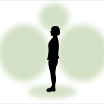 地面とのつながりや頭の上、前後左右の空間を意識する