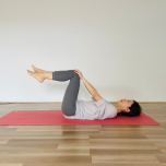 仰向けストレッチ