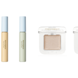 左から：ナチュラグラッセ　カラーコレクター 01、02、03　各￥3,080（税込）、同タッチオンカラーズ（アイ＆フェイスカラー）01E、同（リップ＆フェイスカラー）01L 各￥3,080（税込）／す