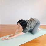 背中ストレッチ