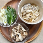 ごぼうを準備する