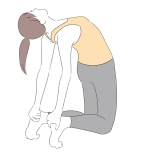 ラクダのポーズ