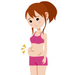 ポッコリお腹