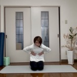 肋骨まわりほぐすストレッチ