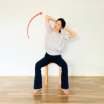 背骨ストレッチ