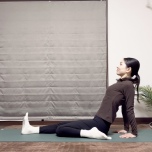 前腿のストレッチ