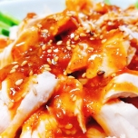 鶏むね肉と胡麻