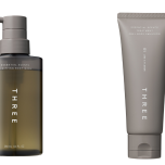 THREE エッセンシャルセンツ ピュリファイング ボディウォッシュ 280mL ¥3,960（税込）同トリートメントフルボディエマルジョン 01 100mL ¥5,500円（税込）／ともにTHREE