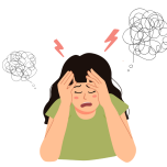 ストレスを抱えた女性