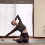 体側ストレッチ